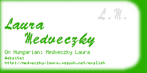 laura medveczky business card